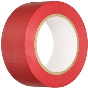 BONUS Eurotech 1BL23.45.0050/033A# PVC vloermarkeringstape, breedte 50 mm, lengte 33 m, lijm op rubberen basis, dikte 0,17 mm, rood
