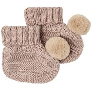 NAME IT Nbfwrilla Wool Knit Slippers W/Dot Xxiii Sokken Baby Meisje, Peppercorn