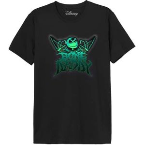 Disney Mejackdts017 T-shirt voor heren (1 stuk), zwart.