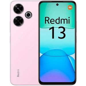 Xiaomi Redmi 13 6 Go RAM 128 Go ROM, processeur MediaTek Helio G91-Ultra, appareil photo 108MP Super-Clear, écran Immersive 6,79"" FHD+, 33 W Fast Charging, batterie 5030 mAh (typ) - Pearl Pink