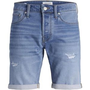 Jack & Jones Jjirick Jjicon Shorts Ge 709 I.k Ss24 Sn Jeansshorts voor heren, Denim blauw