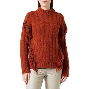 Trendyol Trendyol Damestrui met lange mouwen, sweatshirt voor dames, Cinamon