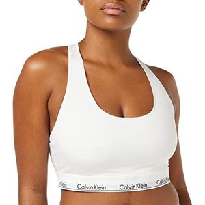 Calvin Klein Unlined Bralette damesbeha, Wit