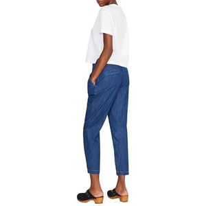 Sisley Pantalon Femme, Denim bleu 902, 30