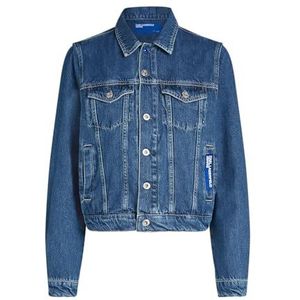 KARL LAGERFELD JEANS Klj Regular Denim Jacket Essential Denim Jacket Veste pour femme, bleu, S