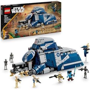 LEGO Star Wars 75435 The Clone Wars MTT van de separatisten van de slag bij Felucia - interactief speelgoed met speeder, 2 minifiguren en 10 droidfiguren - cadeau voor jongens of fan vanaf 9 jaar