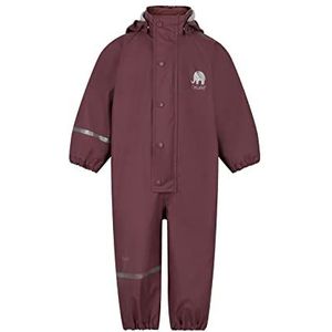 Celavi Basic Pu Rain Suit Regenjas voor kinderen, uniseks, Roze/Bruin