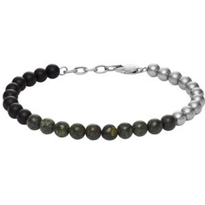 Armani Exchange Heren Semi-precious or roestvrij staal met lobster of slide over sluiting armband