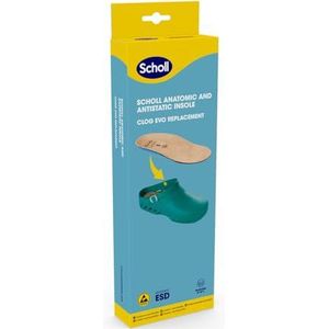 Scholl Semelle anatomique antistatique de rechange pour Clog Evo 40/41