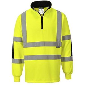Portwest Sweatshirt Rugby Xenon, kleur: geel, maat: L, B308YERL