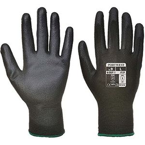ABUS A129BKRXL handschoenen PU zwart maat XL