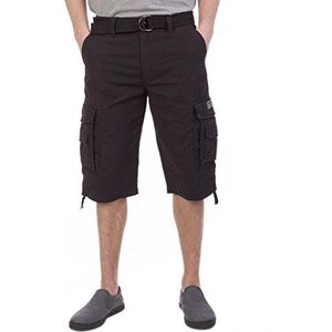 UNIONBAY - Cargoshorts voor heren, zwart.