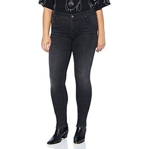 VERO MODA Jeans Slim Fit Female VMLUX MR RI101 NOOS XS34Black, zwart.