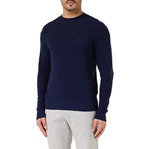 United Colors of Benetton Mesh G/C M/L 105gu103i heren sweater (1 stuk), Blauw 852
