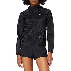 Under Armour UA Qualifier Storm Packable jas voor dames, zwart, M