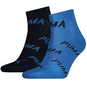 PUMA Unisex sokken, marineblauw/grijs/lichtblauw