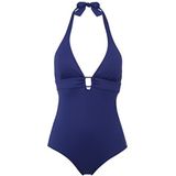 s.Oliver Maillot de bain pour femme sable, Marine, 42 A/B