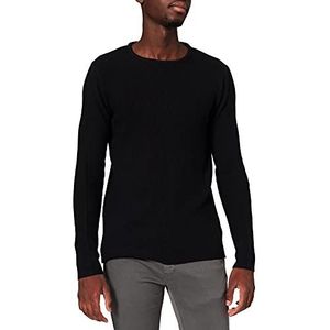 Revolution Sweatshirt voor heren, zwart.