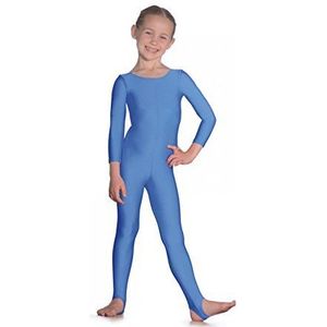 Roch Valley Jumpsuit met lange mouwen van nylon/lycra, koningsblauw, 11-13 jaar