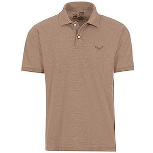 Trigema poloshirt dames, Nougat Mix