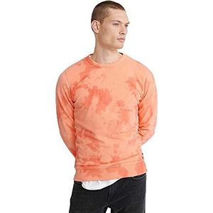 Superdry Vl Tonal Tie Dye Crew Sweatshirt voor heren, oranje (Dusky Coral S0i)., L, oranje (Dusky Coral S0i)