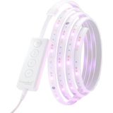 Nanoleaf Matter Essentials Lightstrip Starter Kit, 2 m RGBW Intelligente ledstrip, 16 m, kleuren, mat op draad, Bluetooth, compatibel met Google Apple, decoratie voor kamer en spel