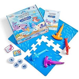 Learning Resources Getallenjachtspel met hamerhaaien, wiskundespel voor kinderen, educatief spel over optellen en aftrekken, wiskundespel voor kinderen vanaf 5 jaar