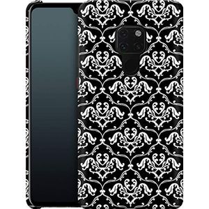 caseable Huawei Mate 20 telefoonhoes stootvast krasbestendig telefoonhoes kleurrijk design rondom print bloemenpatroon zwart