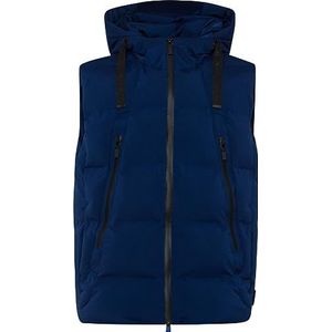 BRAX Largo Light Tec - modern gewatteerd vest voor heren, Infinity