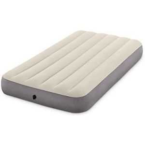 Intex Luchtbed Single High - 1 persoon, 99 x 191 x 25 cm, beige