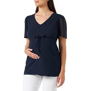 Noppies Blouse Acton Chemisier à manches courtes pour femme, Peacoat - P590, 38