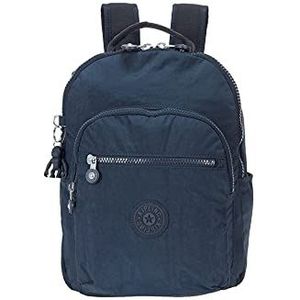 Kipling Seoul S Rugzak voor tablet, Blauw 2, Seoul Kleine tabletrugzak, duurzaam, gevoerde schouderbanden met tablethoes