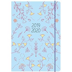 Collins Blossom Agenda 2019-2020, A6, A6, blauw