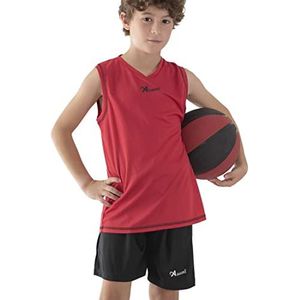 Asioka 184-94/17n basketbalset voor kinderen, Rood/Zwart