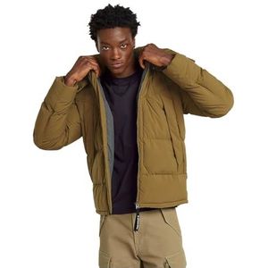 G-STAR RAW G-Whistler 2.0 gevoerde herenjas met capuchon, bruin (kangaroo D25345-D518-7162), XL, Kangaroo Bruin D25345-D518-7162