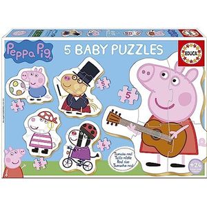Educa Set van 5 Puzzels Peppa Pig