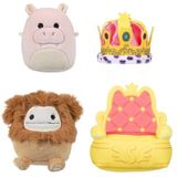 Squishmallows Micromallows SQMM0014 - Accessoireset - Koninklijke Parade - Super zachte mini-pluche dieren - 6,5 cm