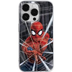 ERT GROUP Apple Iphone 14 Pro Original en officieel gelicentieerd Marvel Spiderman 008 patroon perfect aangepast aan de vorm van de mobiele telefoon TPU Case
