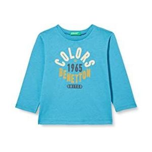 United Colors of Benetton T-shirt M/L 3i1xg104d borstvoedingstuniek voor jongens (1 stuk), Lichtblauw 16R