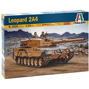 1:35 Italeri 6559 Leopard 2A4 Plastic Modelbouwpakket
