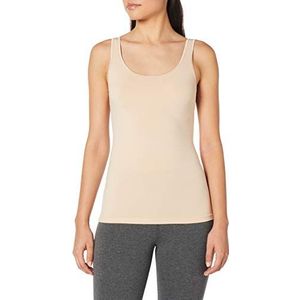 Dagi Débardeur basique en coton pour femme, beige, 50