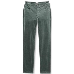 s.Oliver Corduroy damesbroek casual fit groen 44 groen 44W / 32L, Groen