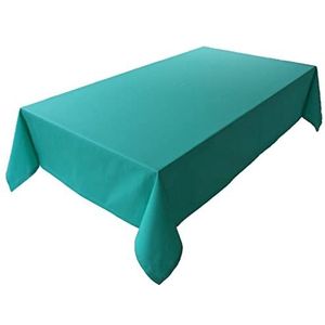 Premium tafelkleed van 100% katoen collectie Concept, kleur en grootte naar keuze (tafelkleed - ovaal 150x400 cm, smaragdgroen)