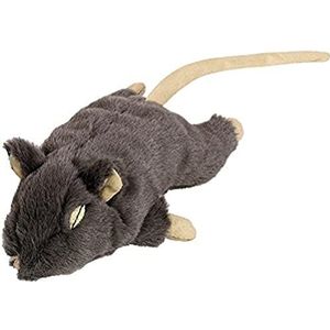 Nobby Pluche muis, voor katten, grijs, 19 cm