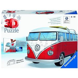 VW Bulli T1 3d puzzel 162 stukjes: Ervaar puzzels in de 3e Afmetingen: