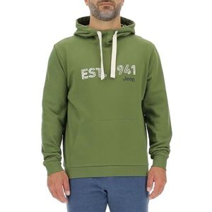 Jeep J Men's Hooded Sweatshirt - Large Est.1941 J23w Print Sweatshirt Homme