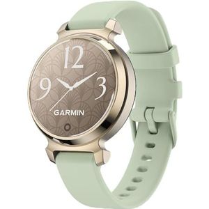 GIOPUEY Vervangende armband compatibel met Garmin Lily 2/Claasic/Active, zachte siliconen, slijtvast, ademend, matcha groen