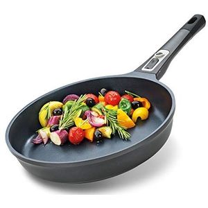 Küchenprofi MILANO Aluminium braadpan 28 cm - Ovenbestendig - Afneembare handgreep - Aluminium pan - Inductiepan - Voor alle warmtebronnen