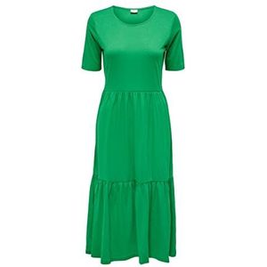 Only Jdydalila Frosty S/S Long Dress Jrs Noos Robe Midi pour Femme, Jelly Bean, S