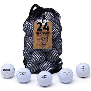 Second Chance Top Flite 24, Mix Grade A Lakeballs de golf, balles de golf de qualité supérieure